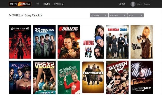 Crackle - Assista a filmes online grátis