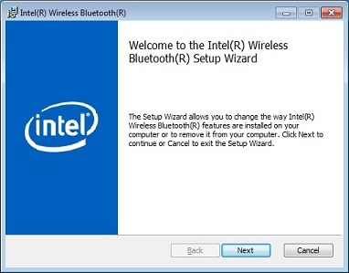 bluetooth fără fir intel
