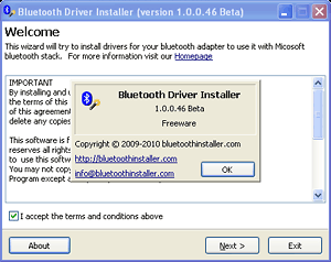 instalator de driver bluetooth