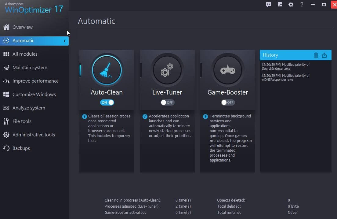Ashampoo WinOptimizer