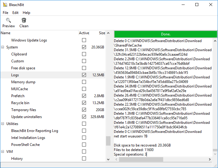 BleachBit - Alternativa CCleaner para Windows