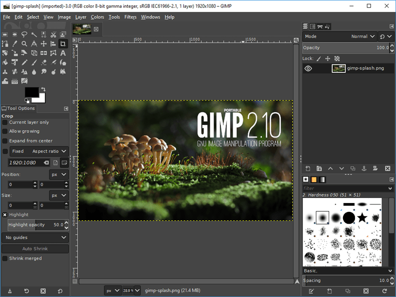GIMP — бесплатное программное обеспечение для редактирования фотографий для Mac
