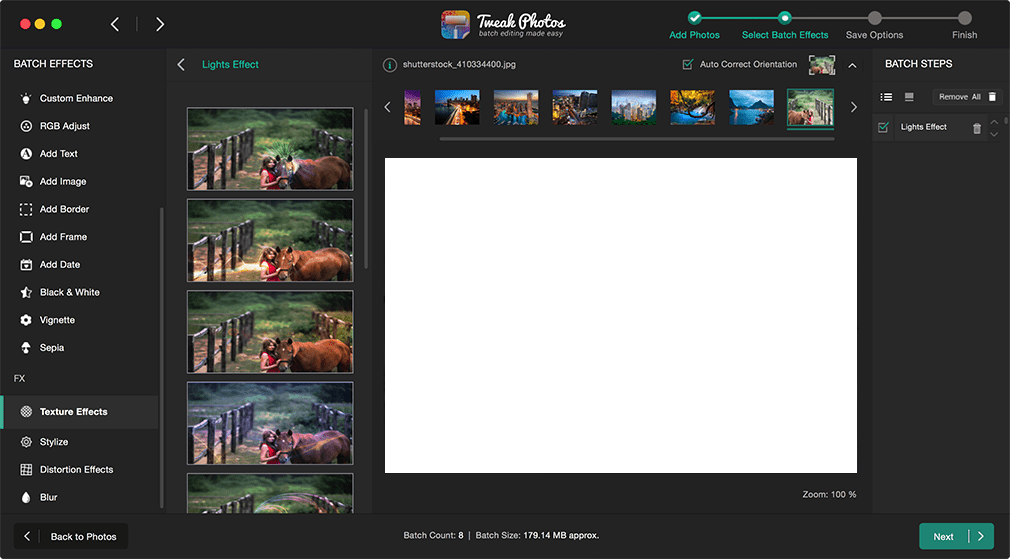 Tweak Photos Лучший редактор пакетных фотографий для Mac