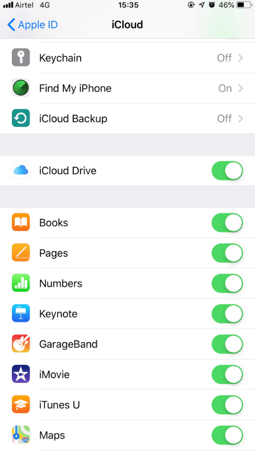 在 icloud 上打開 Apple ID
