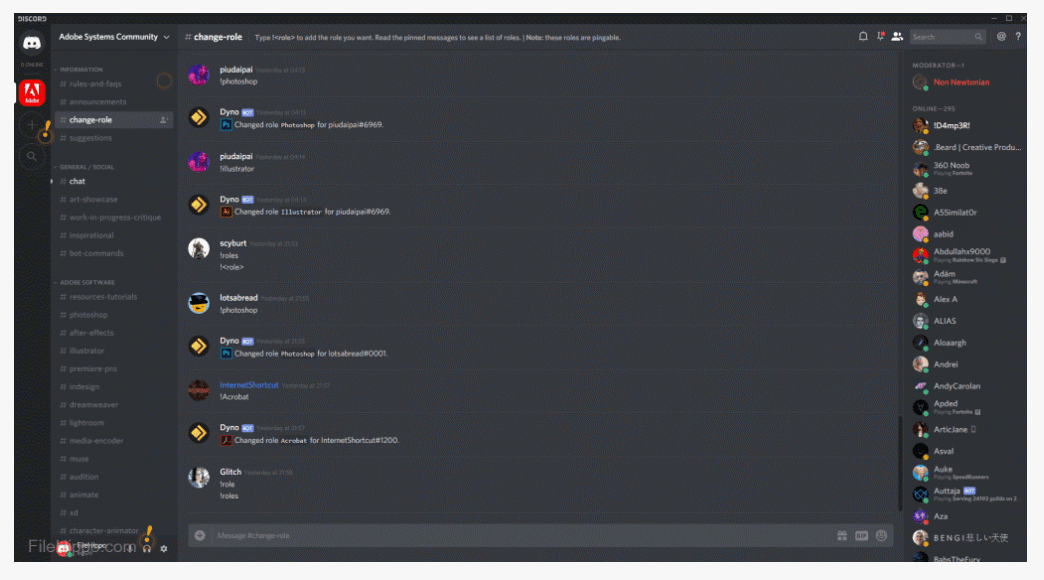 DiscordMessenger-Windows10用のメッセージングアプリ