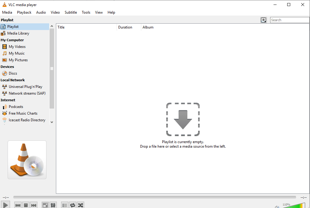 VLC media Player - Software de código aberto