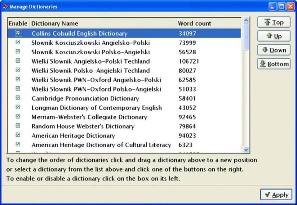 Dicionário Perfeito - Dicionário App para Windows
