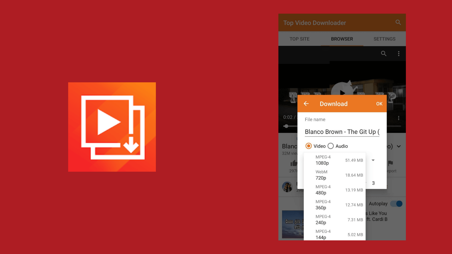 Top downloader de vídeo - Youtube Video Downloader