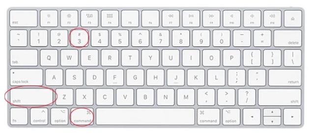 Captura de tela no Mac