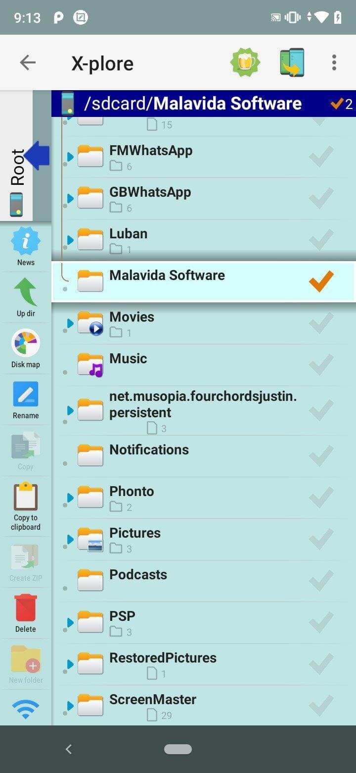 File Manager di X-plore