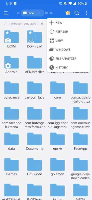 Esplora file EZ