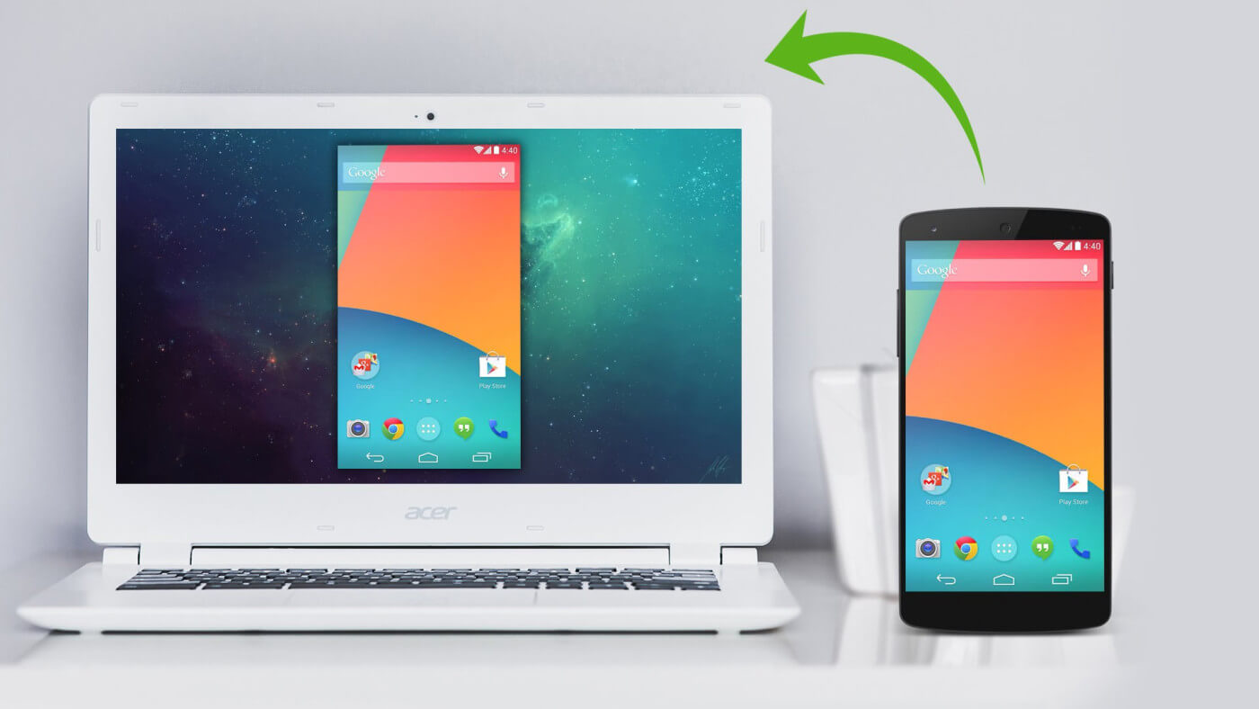 Vysor画面ミラーリング-PCからAndroid携帯を制御
