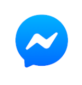 Facebook 信使徽標