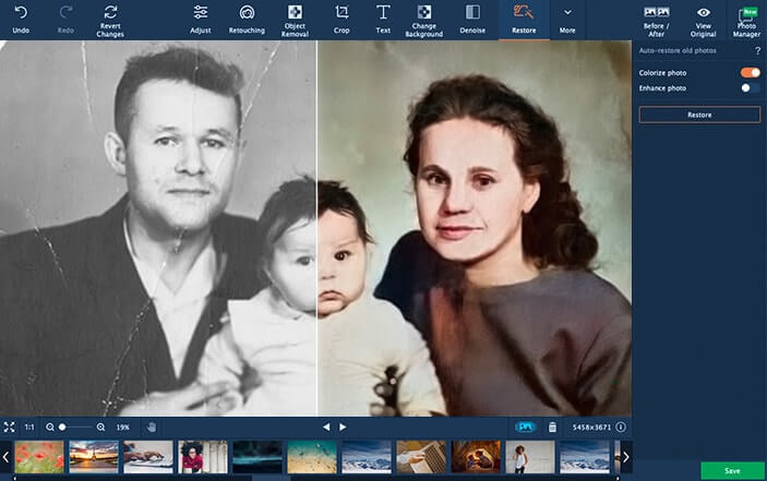 Movavi eski fotoğraf restorasyonu