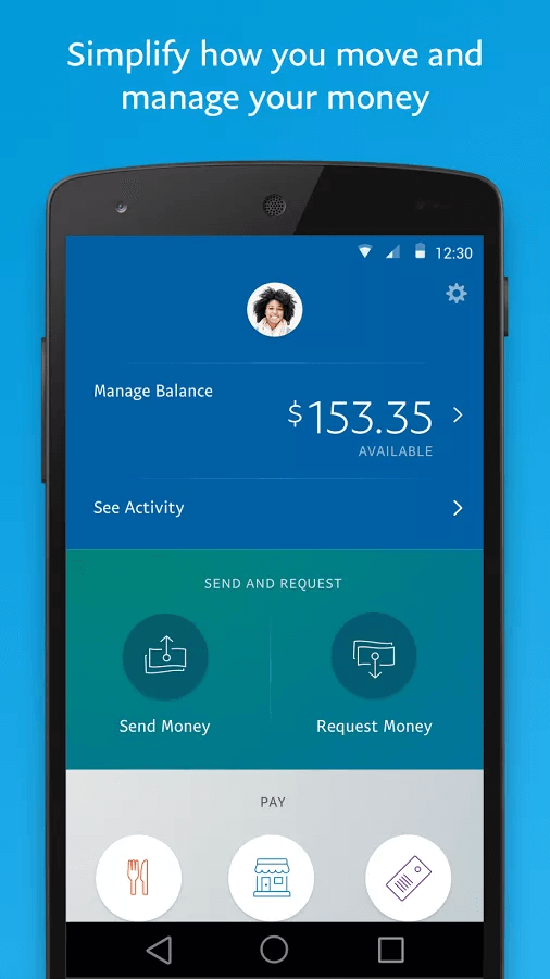 PayPal - تطبيق تحويل الأموال