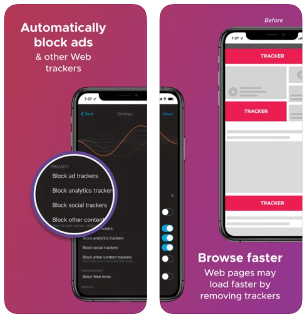 Peramban Fokus Firefox untuk iPhone