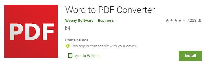 Word ke PDF