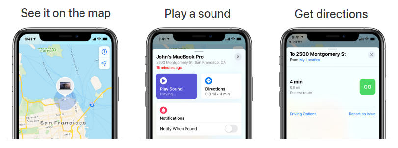 найти потерянные варианты airpods