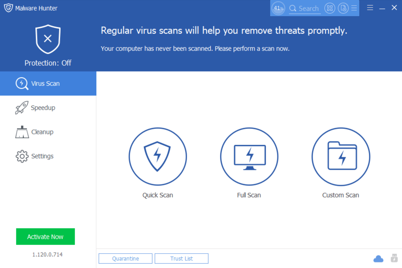 Cazador de malware GlarySoft