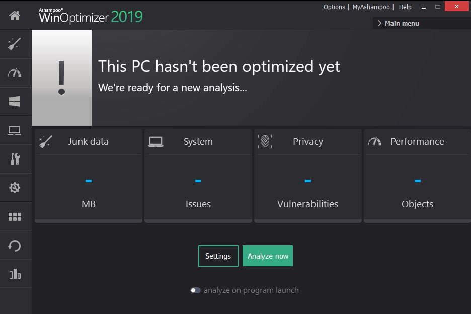 Ashampoo WinOptimizer Gratis