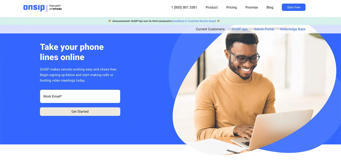 OnSipがホストするVoIP