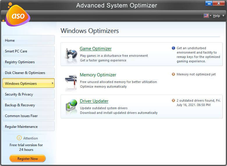 Optimizador de Windows _ Optimizador de sistema avanzado
