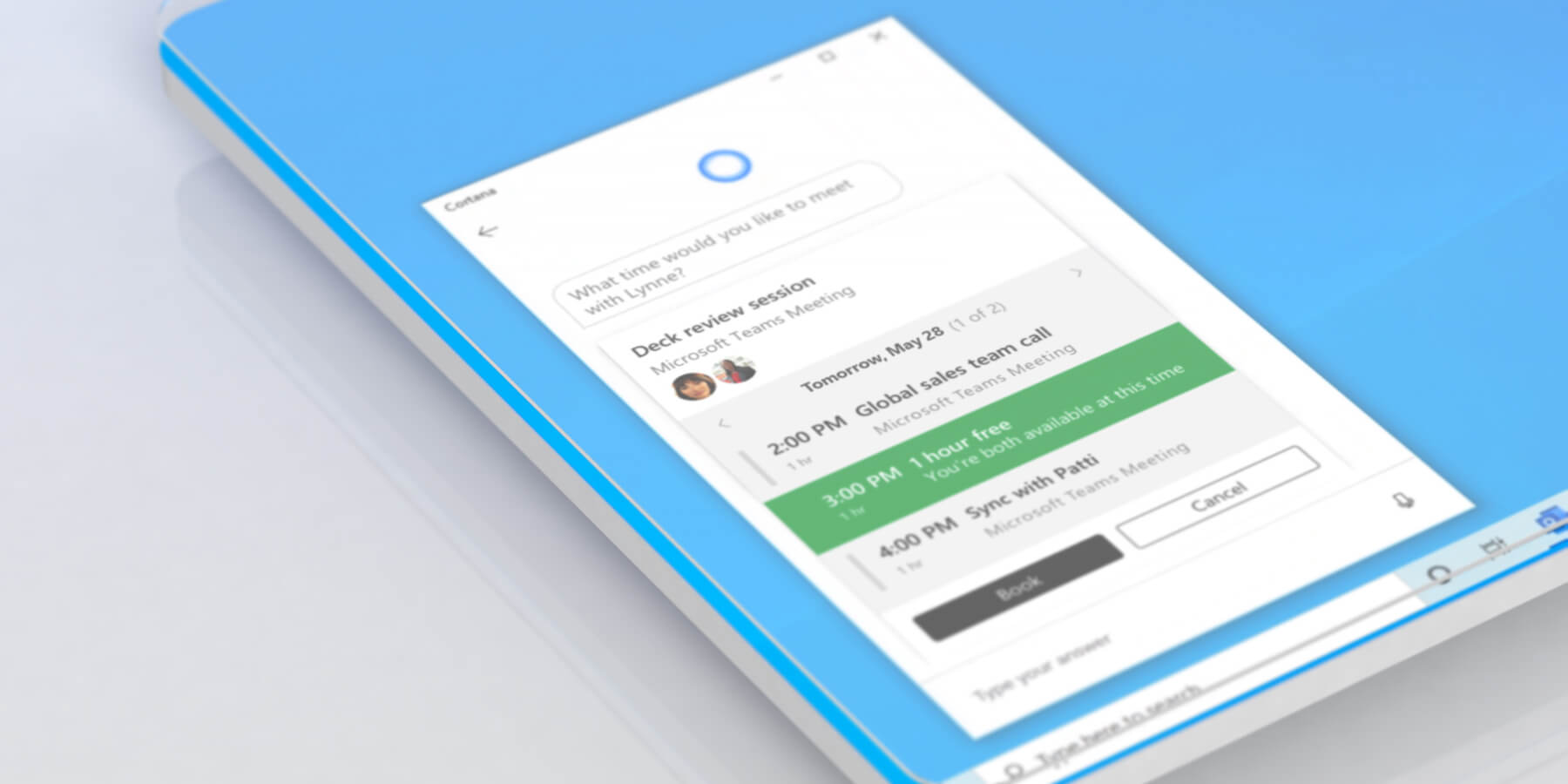 Actualización de Windows 10 de mayo de 2020 - microsoft cortana
