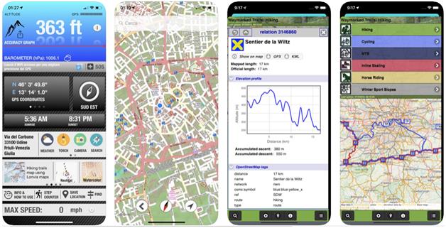 مقياس الارتفاع GPS مع بارومتر