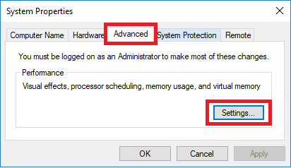 Erhöhen Sie den virtuellen Speicher