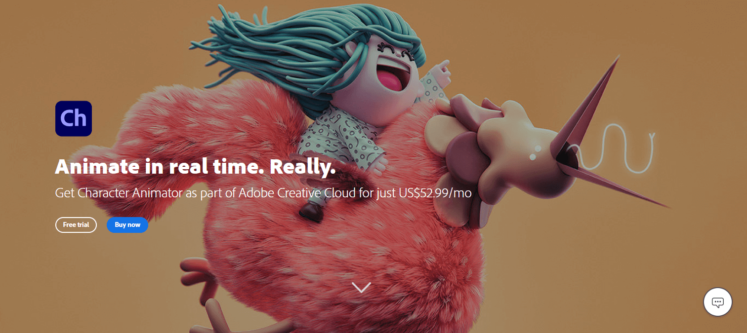 Animador de personajes de Adobe