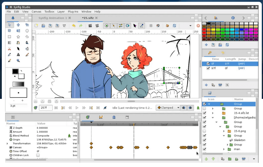 Synfig Studio (Breeze para trabajar)