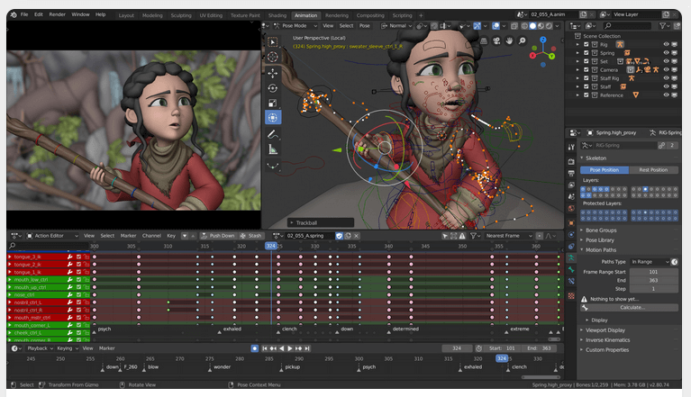 Blender Creación 3D de código abierto