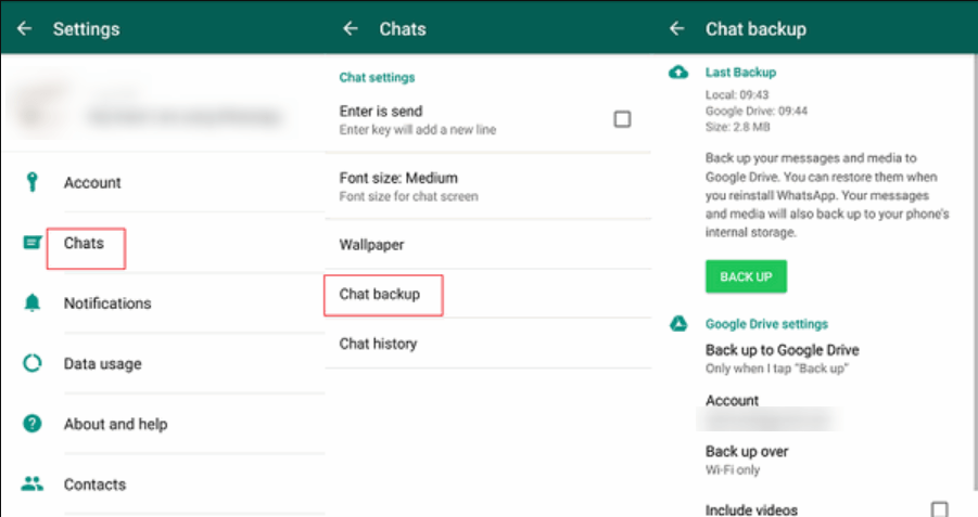 Chat-Backup