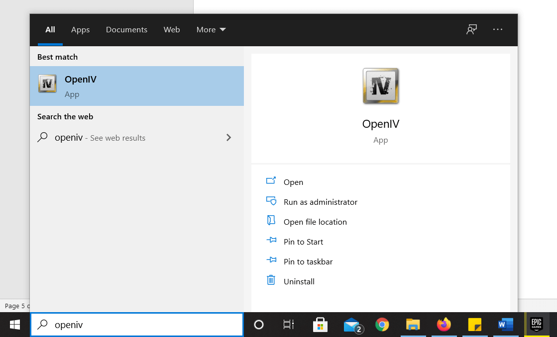 OpenIVを実行する