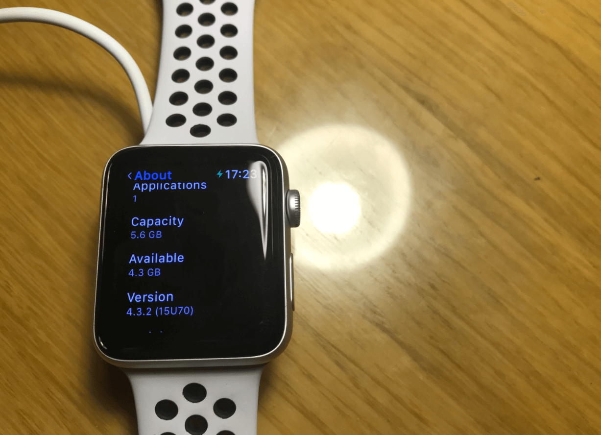 เพิ่มพื้นที่ว่างบน Apple Watch