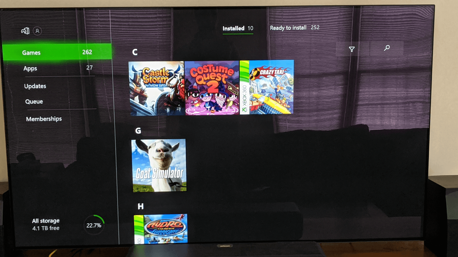 Compartilhamento de jogos do Xbox