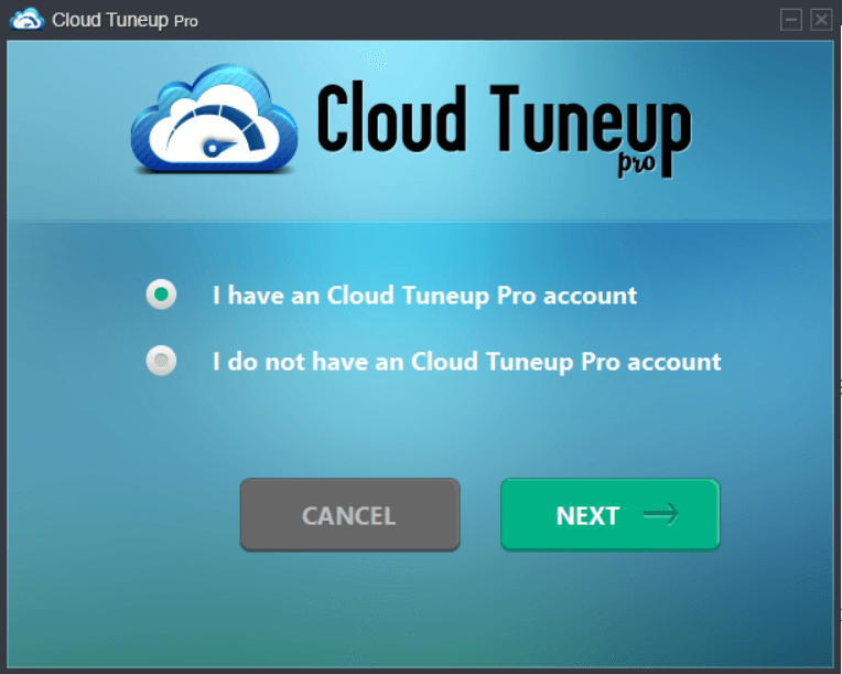 Cloud tuneup pro hesabı