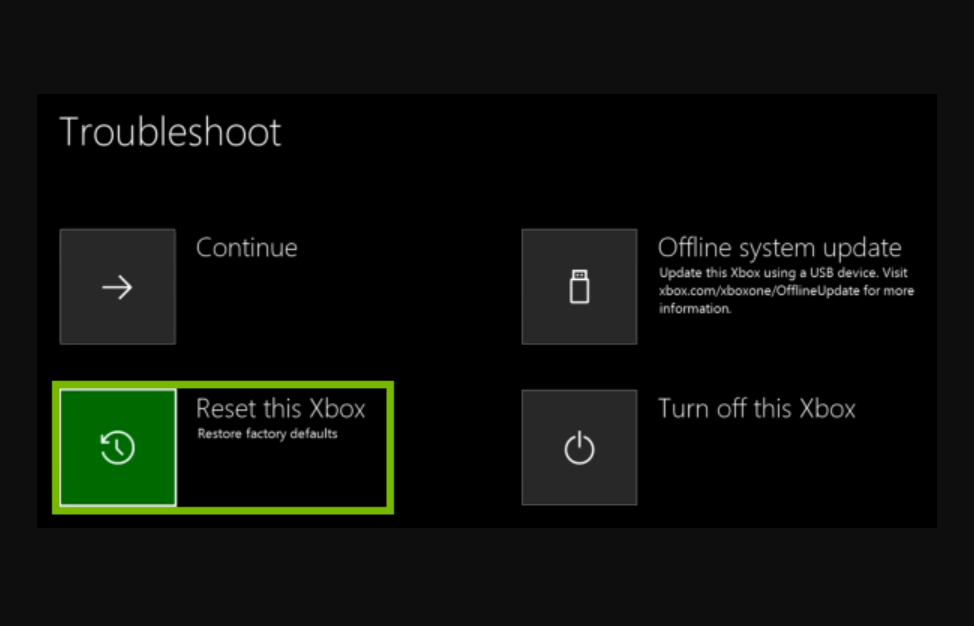Xboxスタートアップのトラブルシューティング