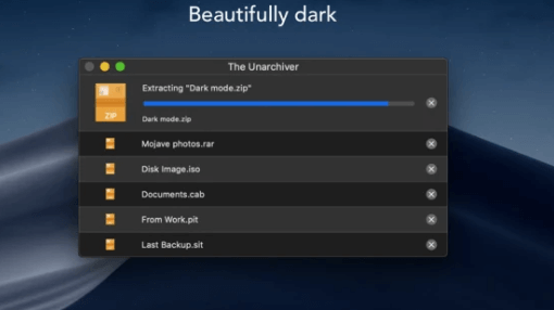 Unarchiver dla mac