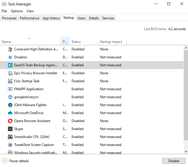 Elementy startowe — irytujące rzeczy w systemie Windows 10