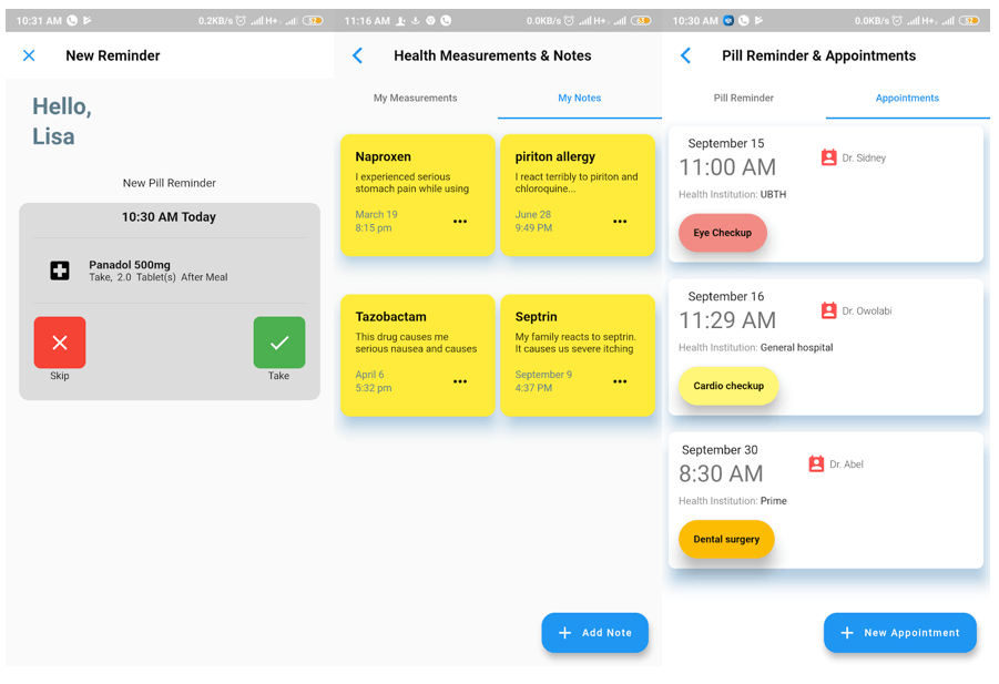 medPlan (помощник по здоровью с напоминанием о таблетках)
