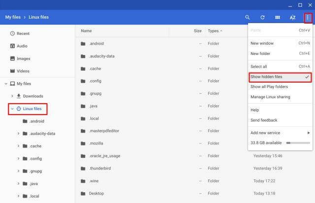 Aktifkan Tampilkan File Tersembunyi