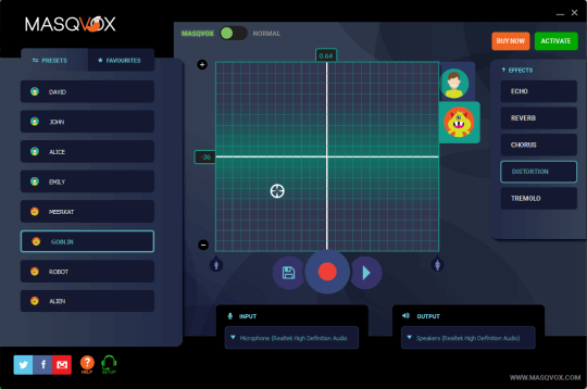 Изменитель Голоса MasqVox