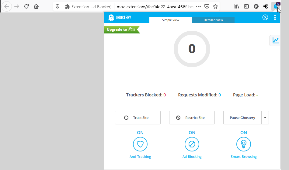 Ghostery - 最好的 Mozilla Firefox 扩展