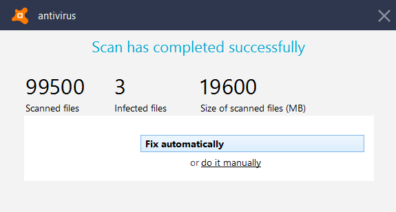 Disque de secours Avast