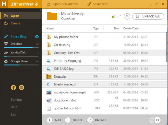 Arquivo Zip de Hamster 4