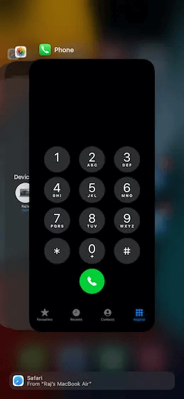 طالب الرقم - iPhone