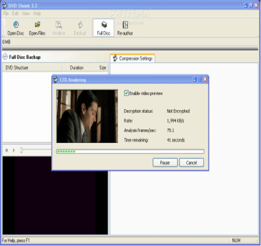 DVD收缩