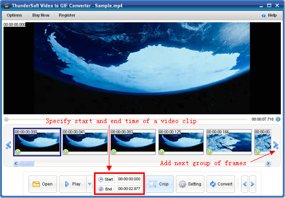 برنامج ThunderSoft Video To GIF Converter