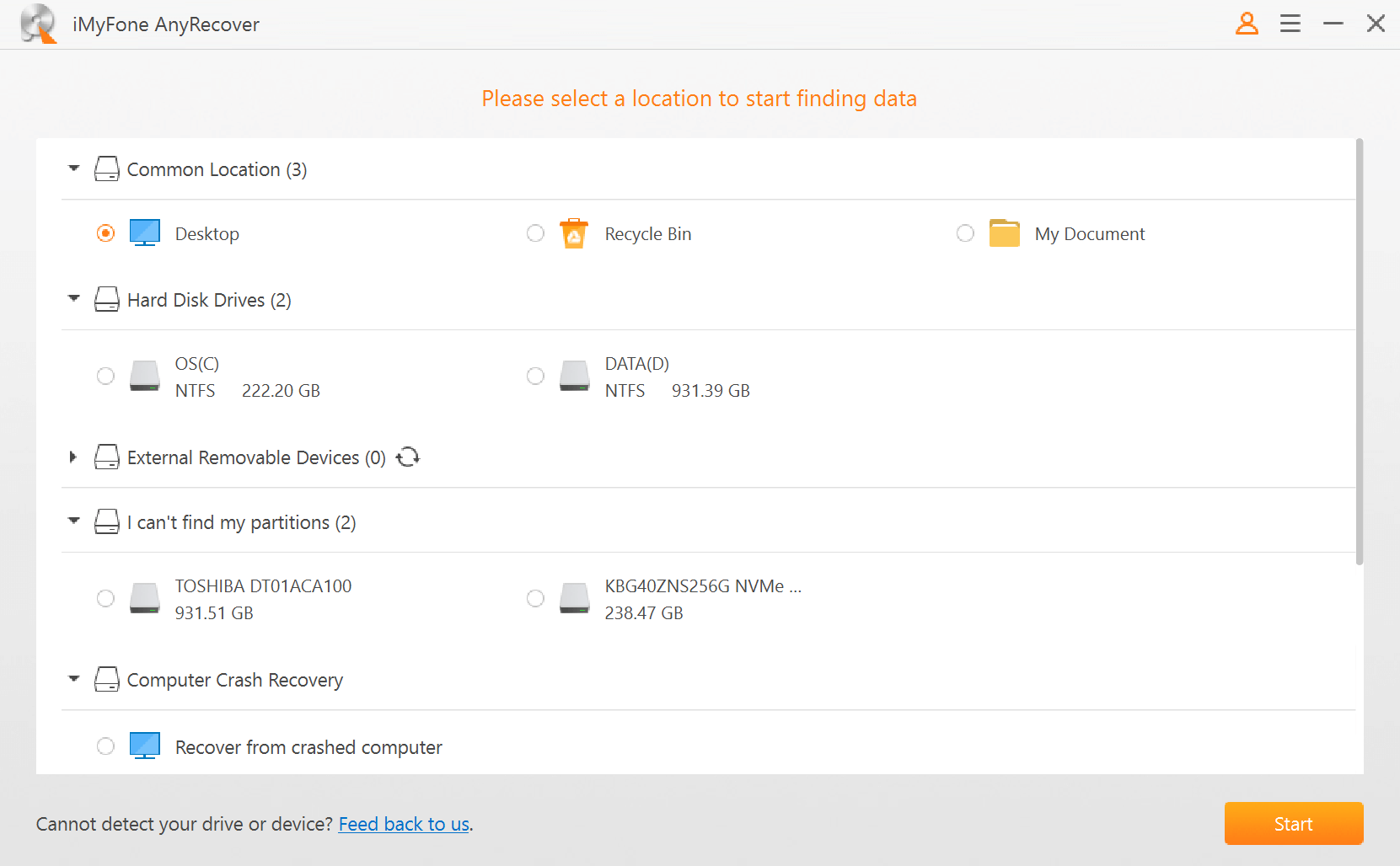 iMyFone Recover - Recuva Alternativa